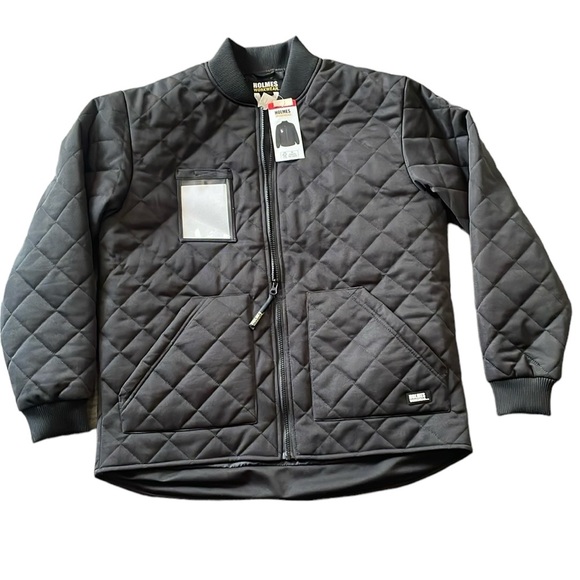 Holmes Workwear - Men’s Quilted Freezer Jacket - Picture 6 of 6